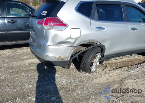 2015 Nissan Rogue Sv from USA, damaged, VIN KNMAT2MV7FP562636